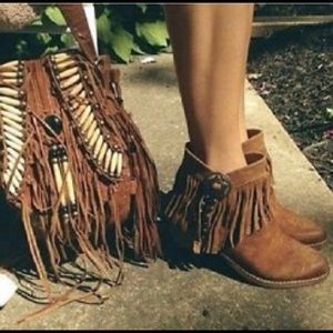 Boho Fringe Sam Edelman bootie